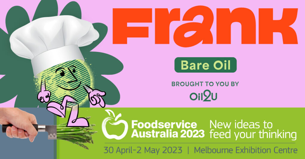 Meet FRANK at Foodservice Australia 30 April - 2 May 2023